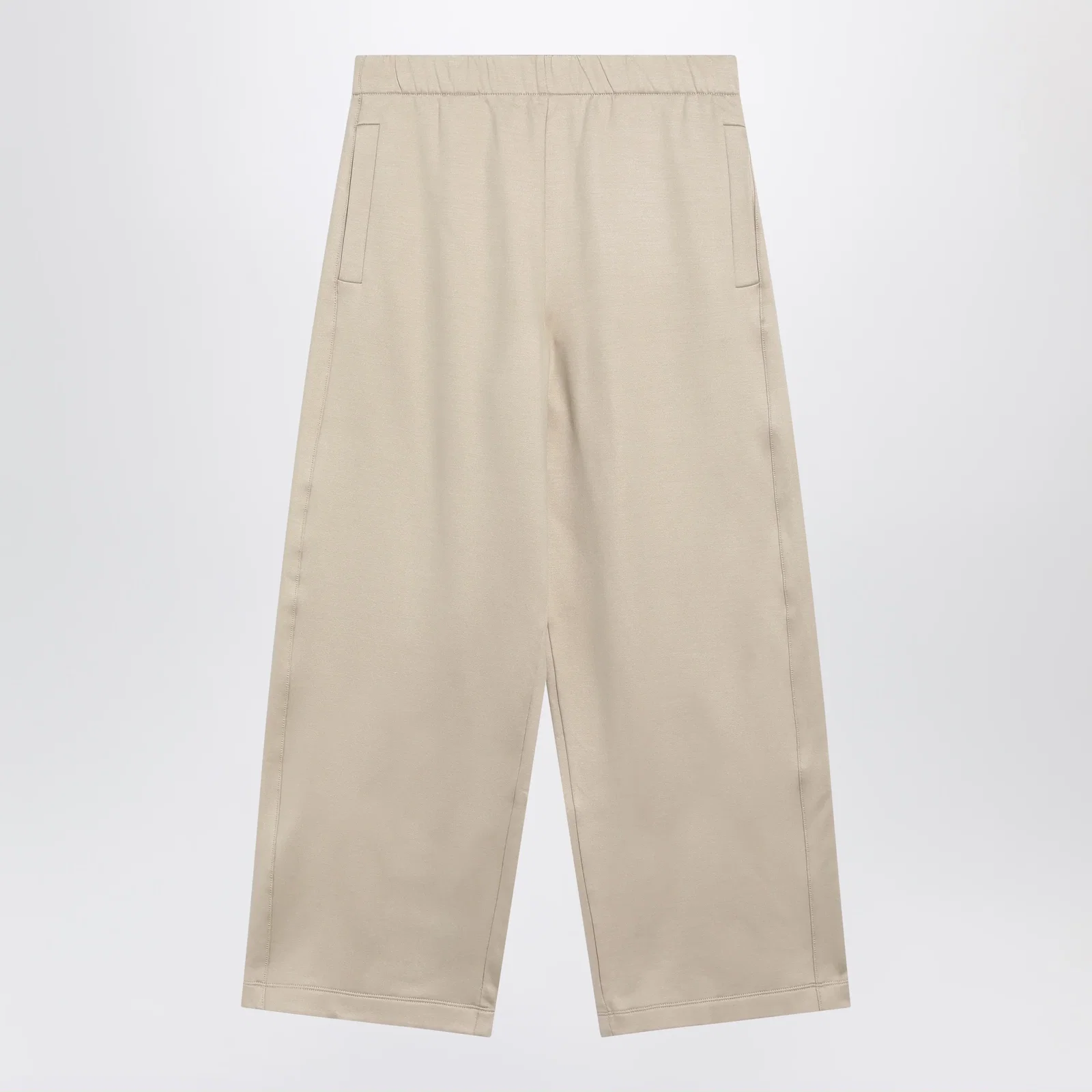 Max Mara Beige silk blend trousers