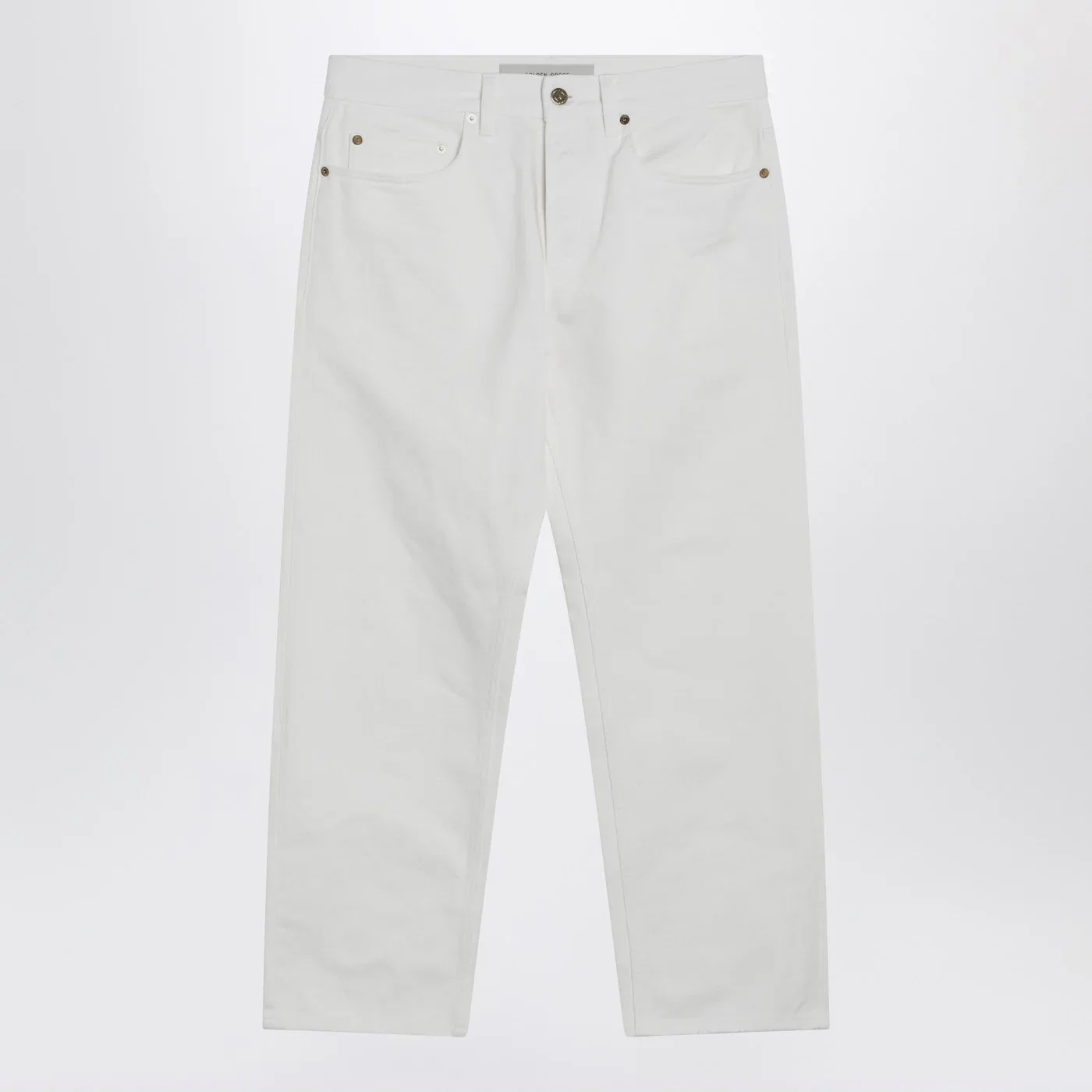 Golden Goose White cotton trousers