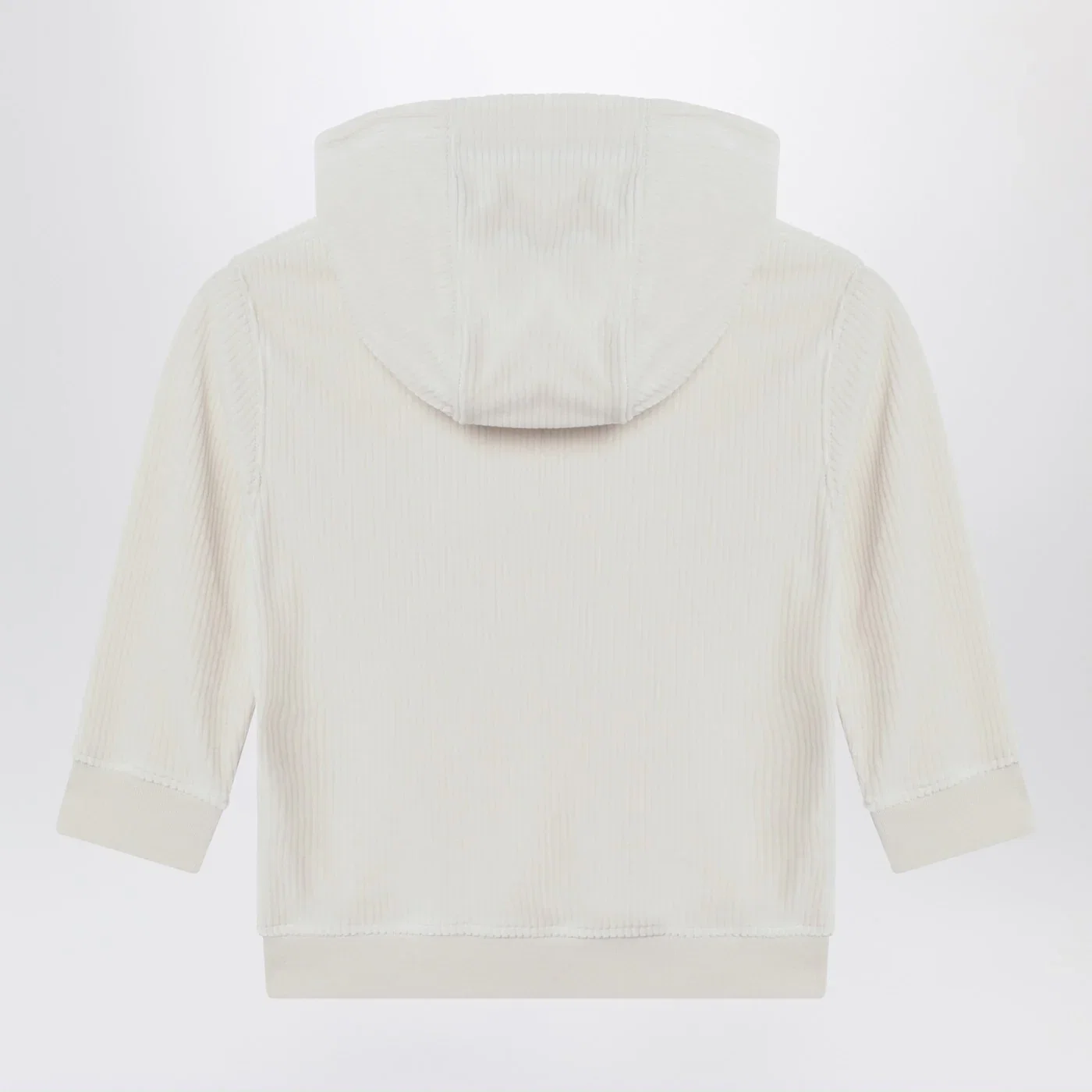 Givenchy Cream ribbed hoodie
