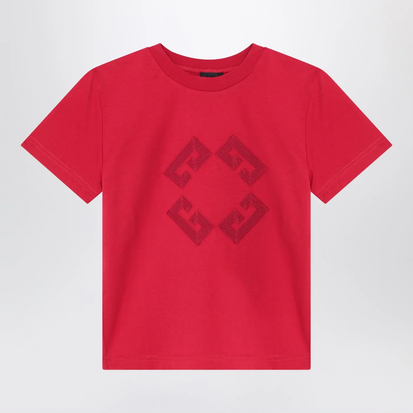 Givenchy Bordeaux T-shirt with embroidered logo