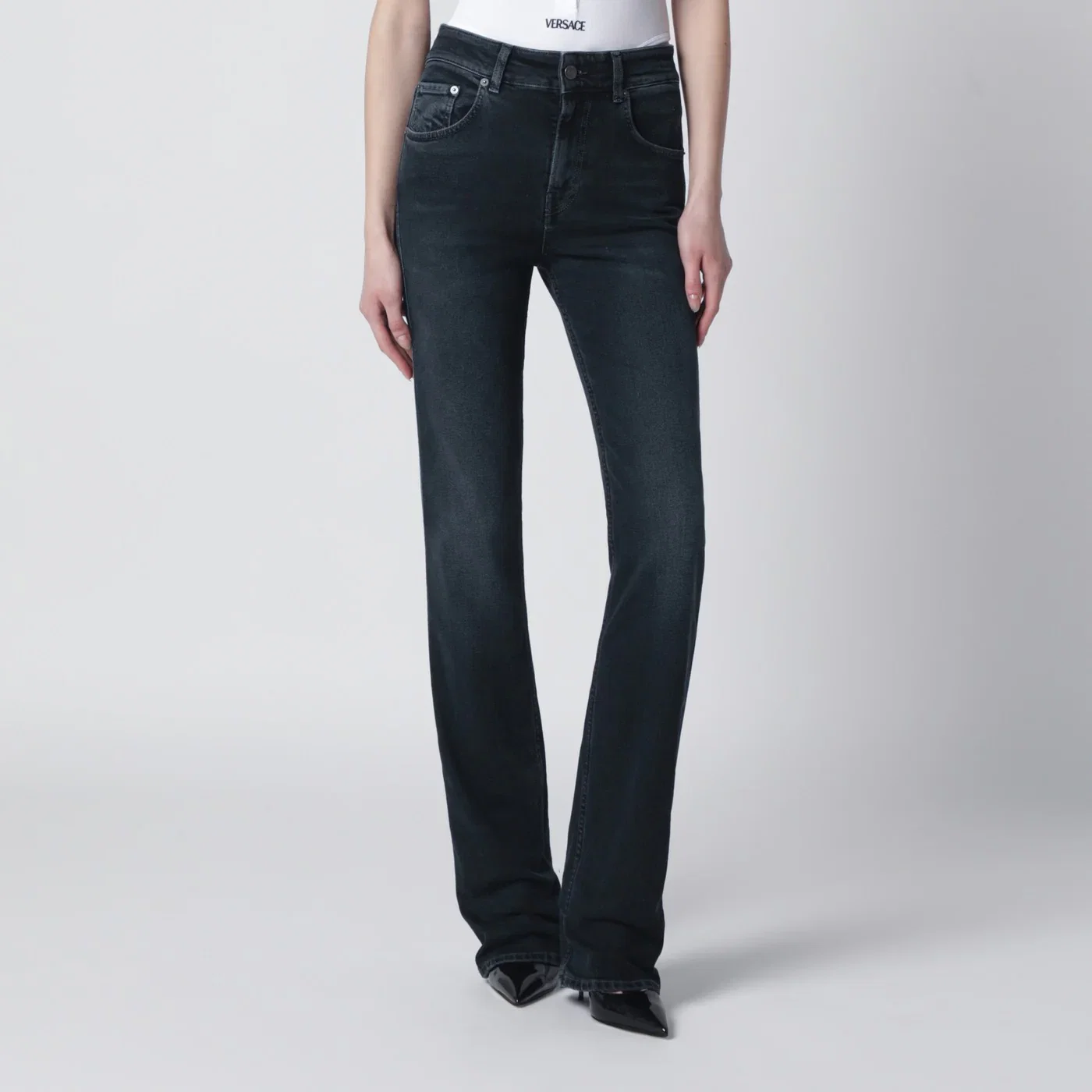 HAIKURE Vicky jeans in Black Moon