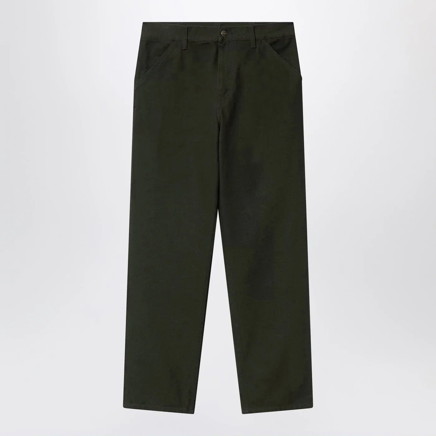 Carhartt WIP Single Knee Pant Olive in organic cotton
