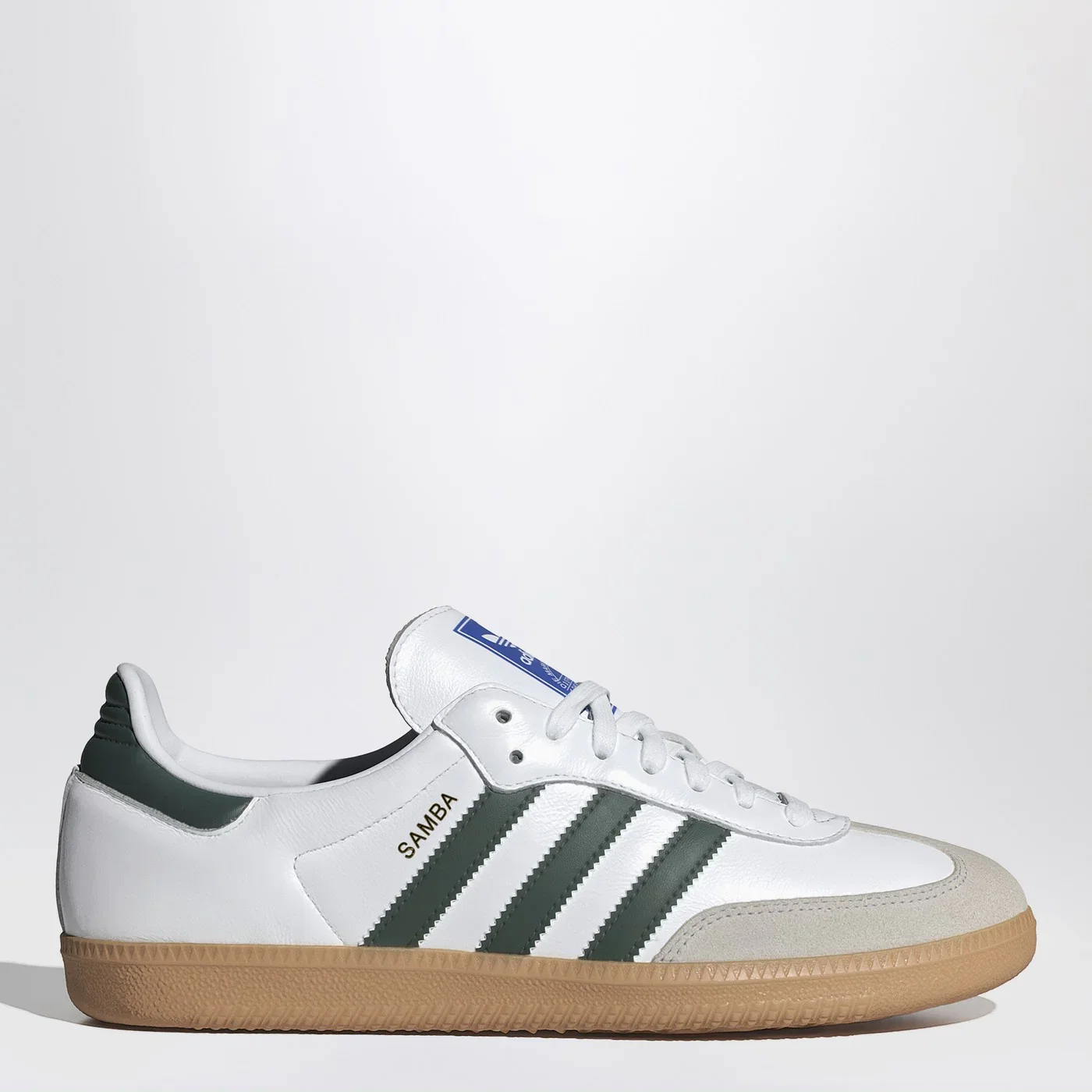 adidas Originals Low Samba OG white/green trainer