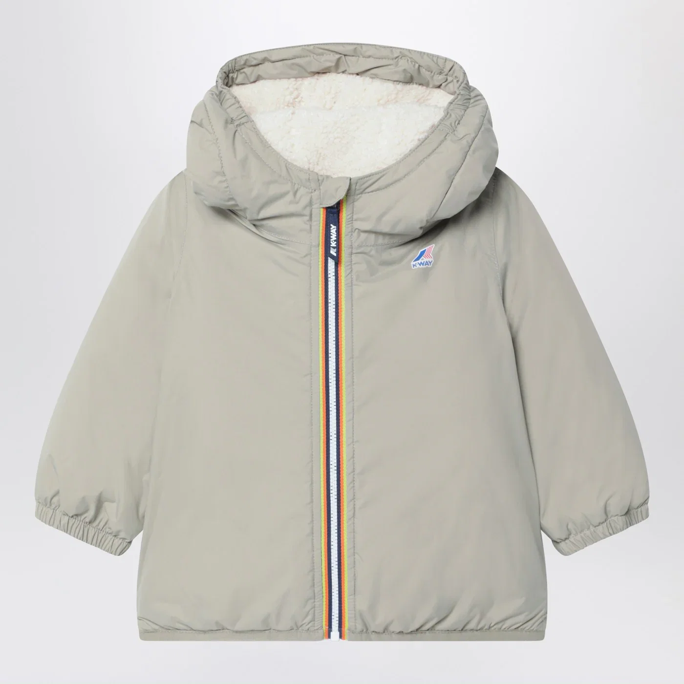 K-Way Le Vrai 4.0 Claudine Orsetto jacket in Green Oak
