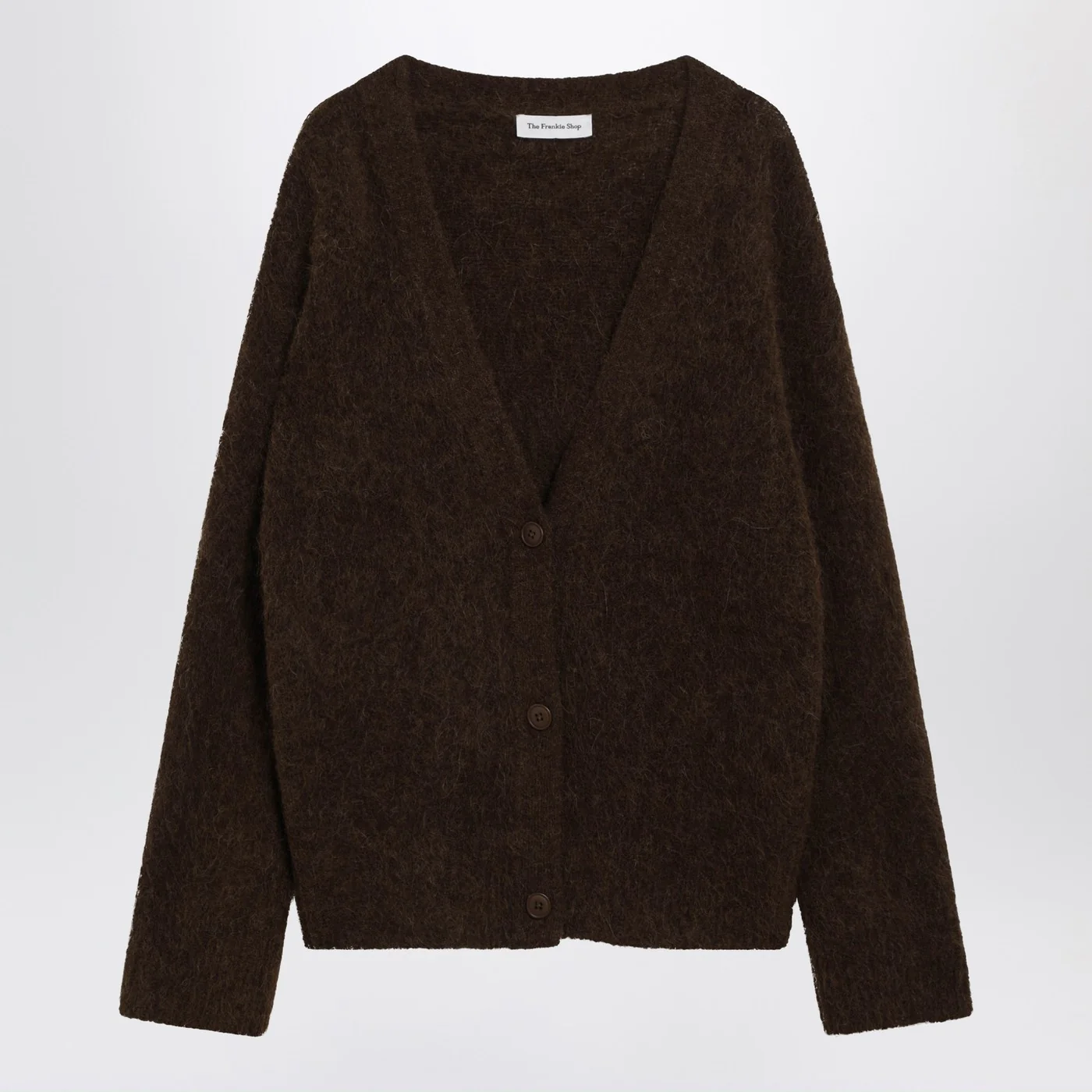 The Frankie Shop Olive brown oversized Elland cardigan