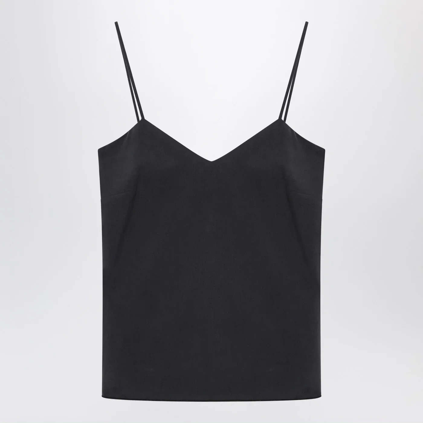 Max Mara Blue silk tank top