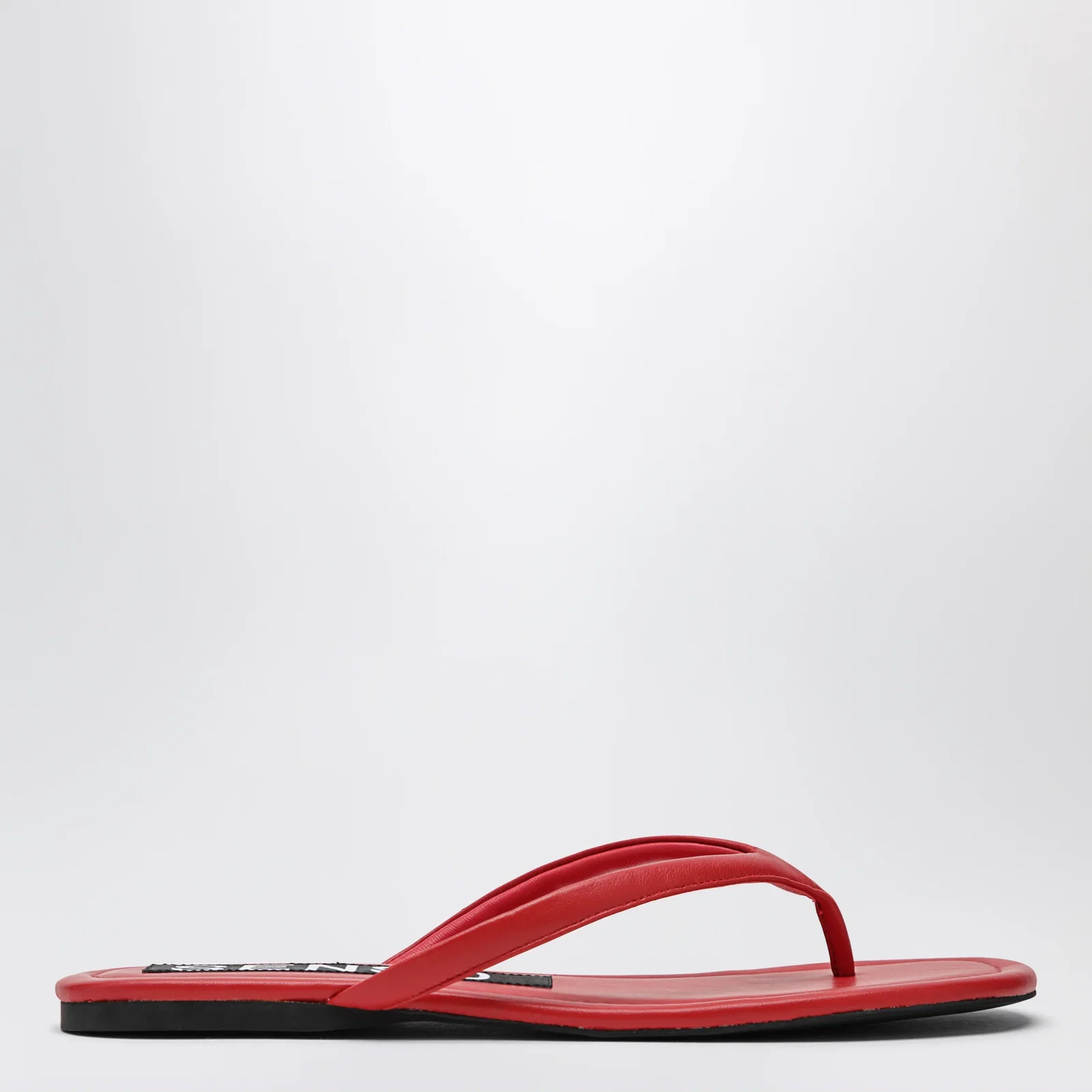 SENSO Red leather Nora slides