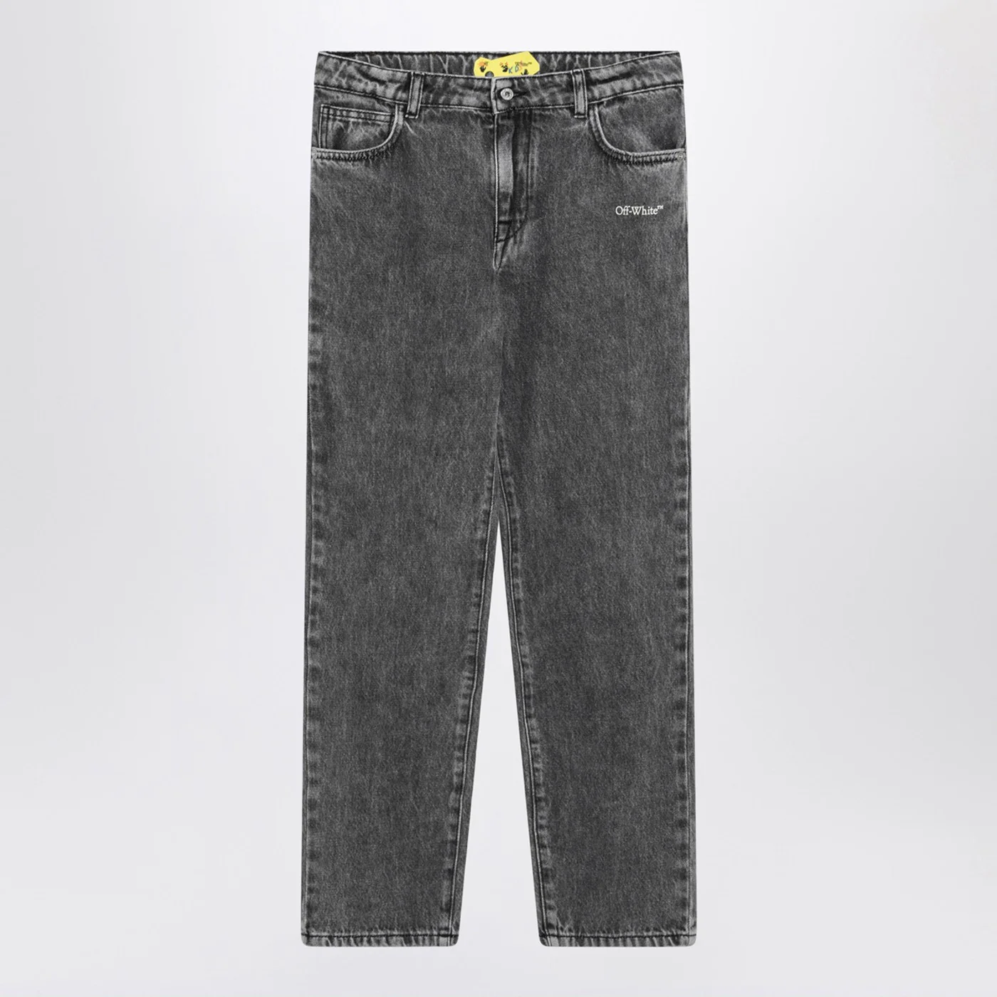 Off-White™ Grey denim Diagonal jeans