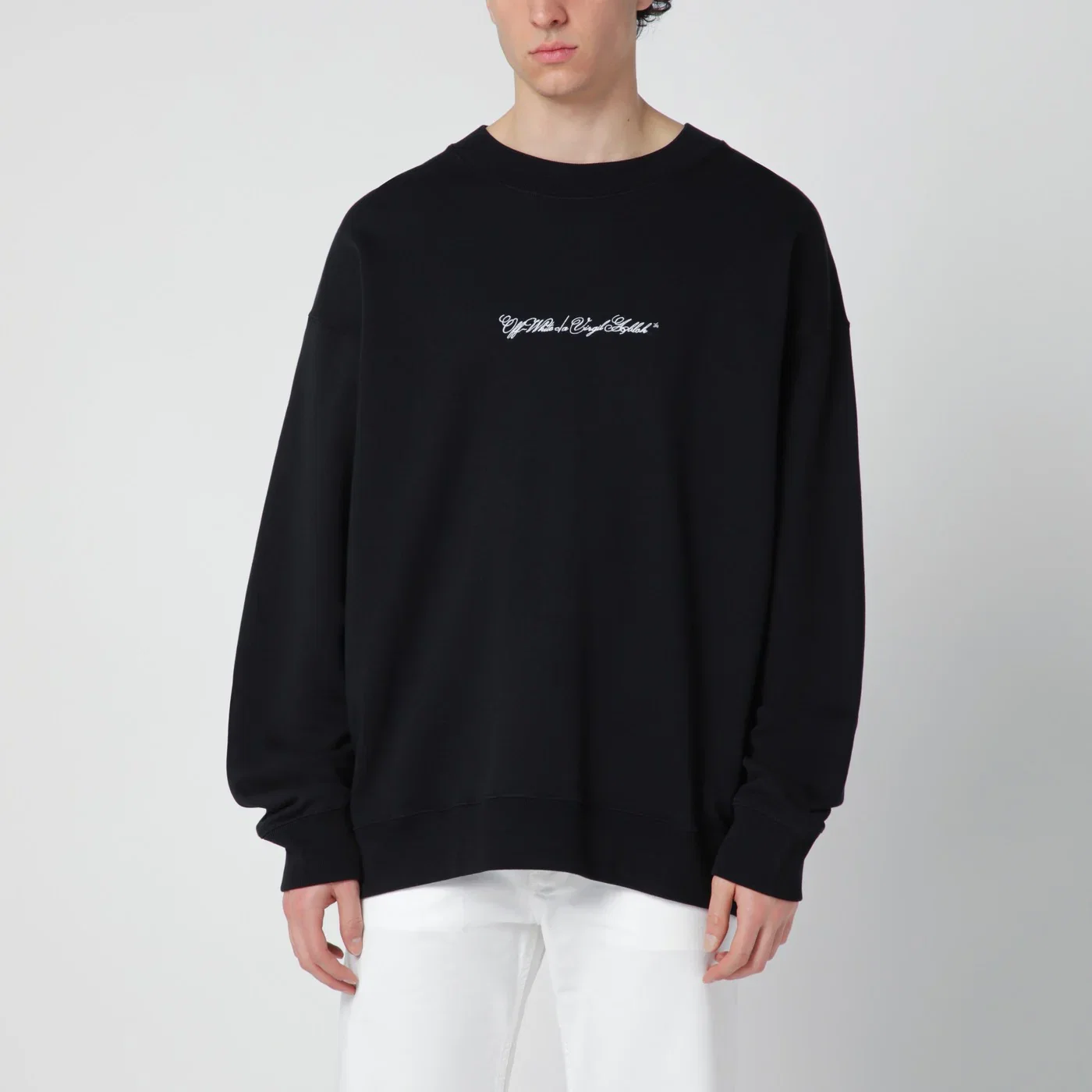 Off-White™ Black Script Arrow Diagonal Skate sweatshirt