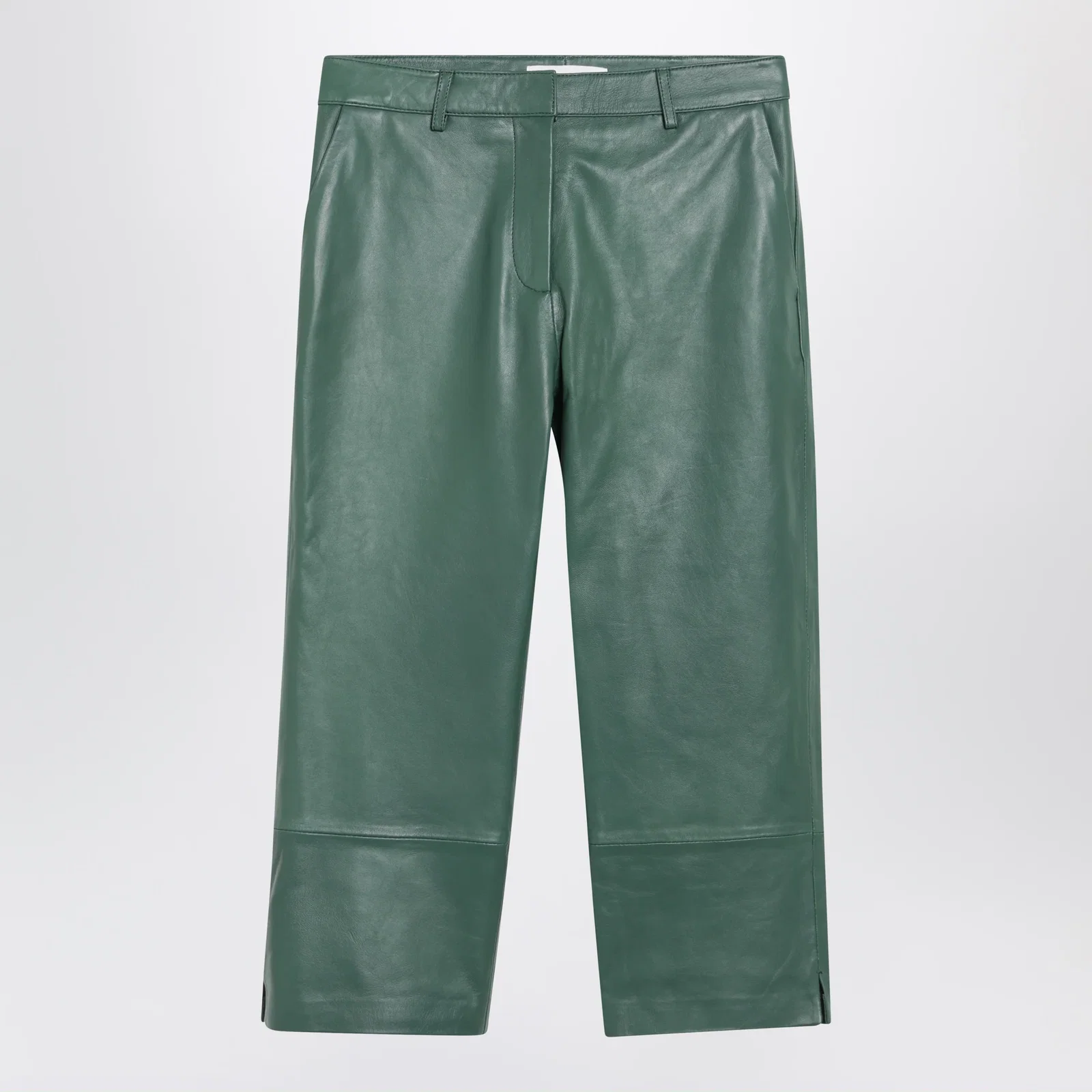 The Frankie Shop Olivet wide-leg faux leather pants in green