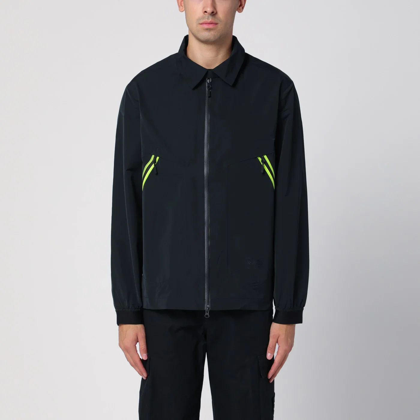 Purple Mountain Observatory Black shirt jacket with zip