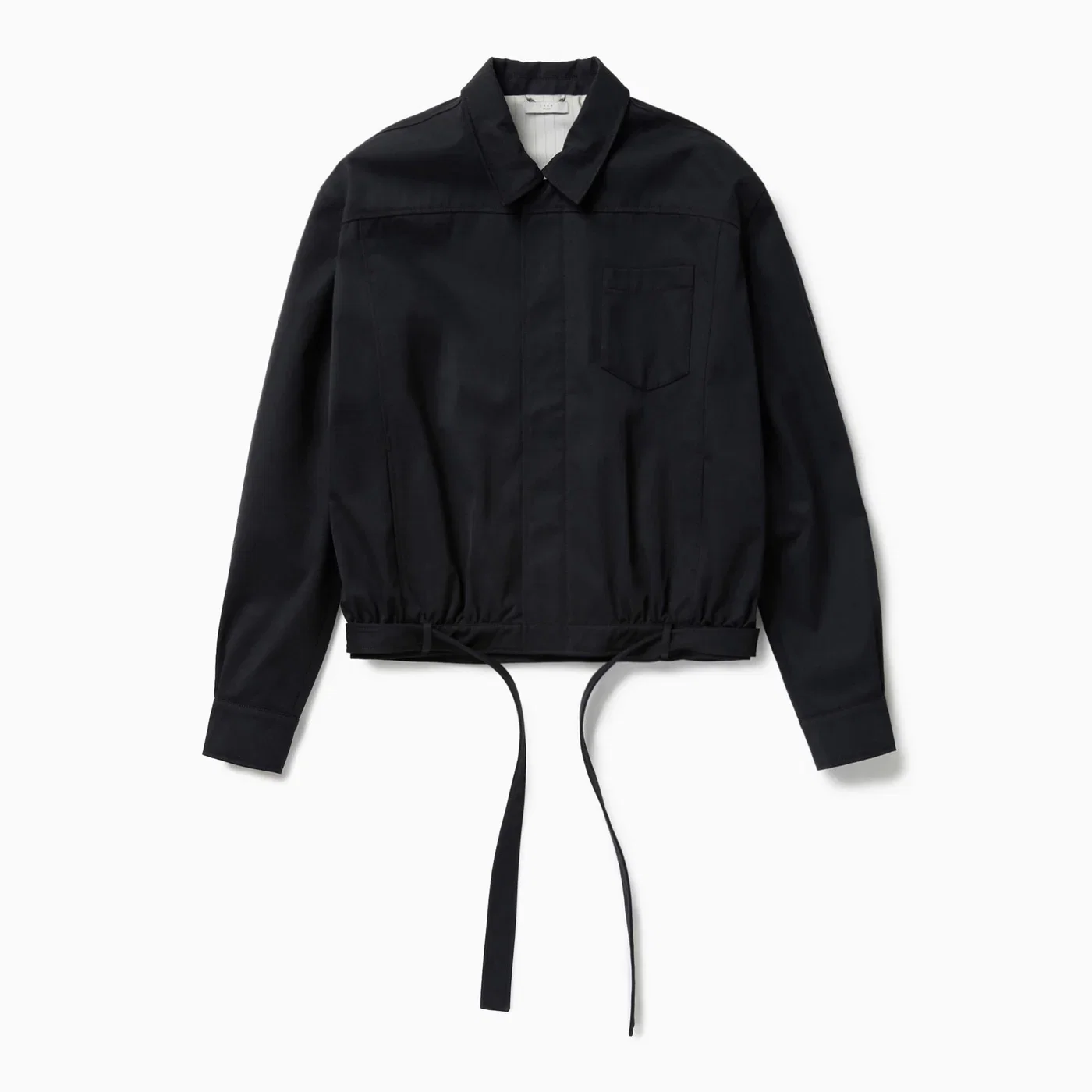 1989 STUDIO Dark blue short trench jacket