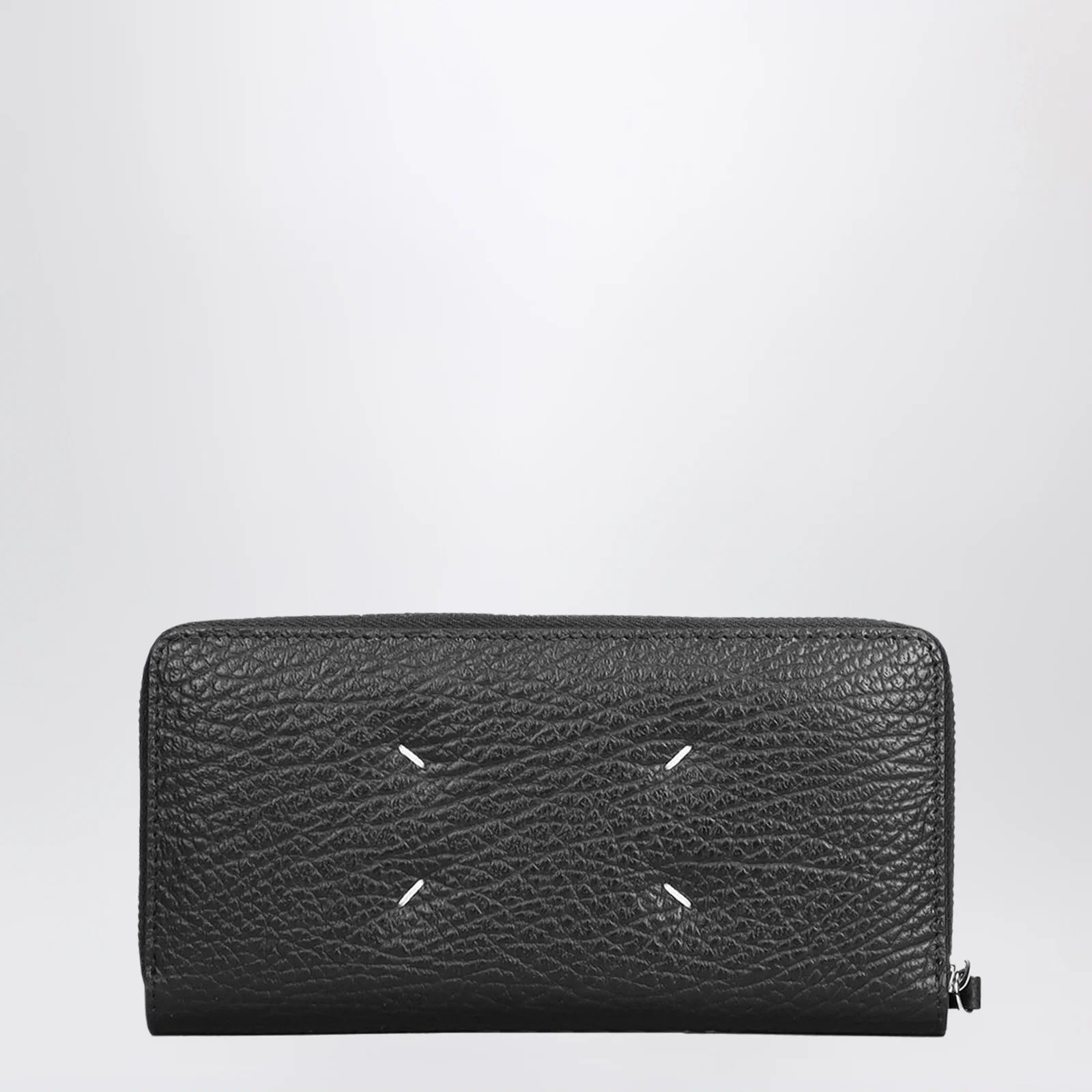 Maison Margiela Four Stitches zip-around wallet black