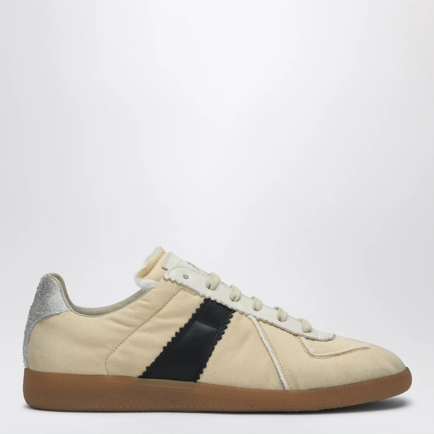 Maison Margiela Yellow/Black Vintage Low Top Sneakers Replica