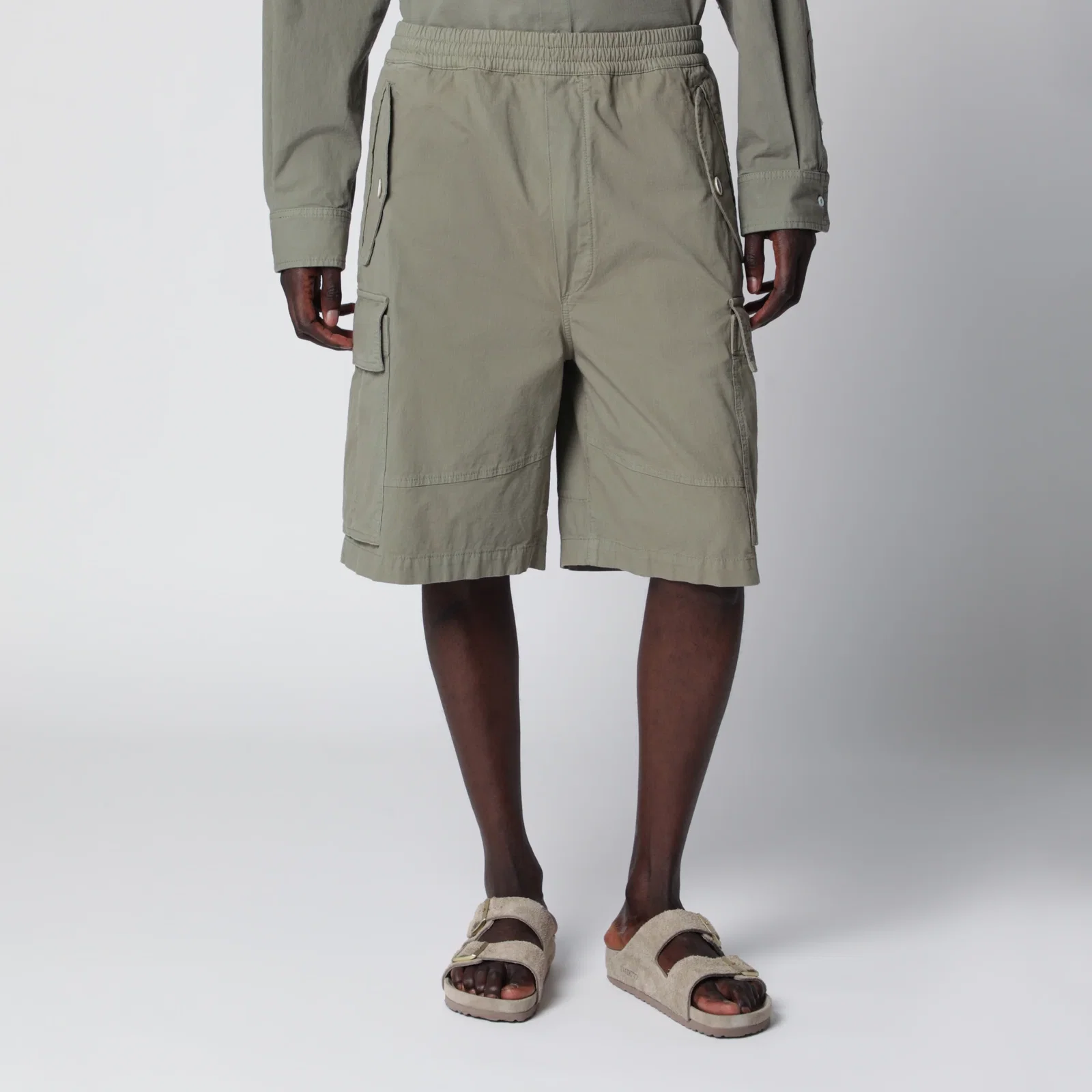 Dsquared2 D2 Cargo ripstop cotton cargo shorts in oak