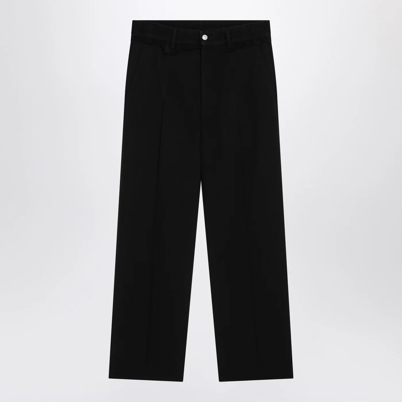 MM6 Maison Margiela Black wool-blend trousers
