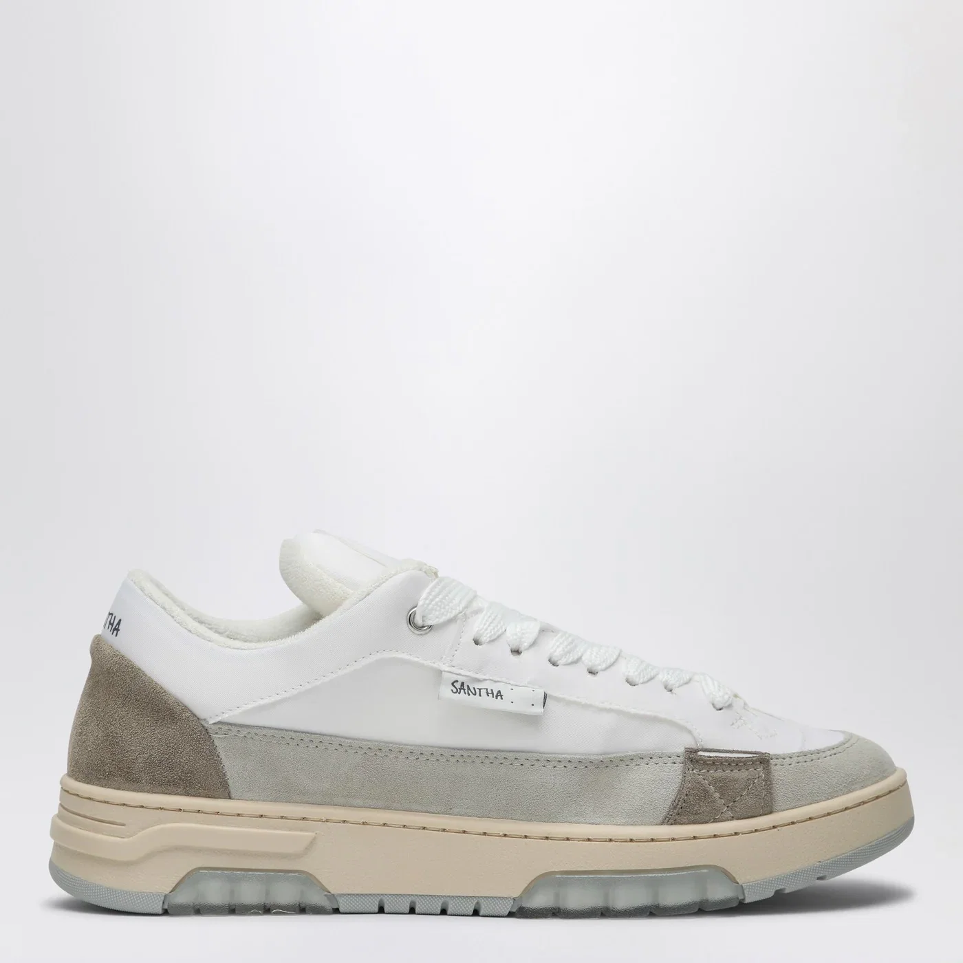 Santha White/grey colour-block Sneakers